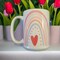 Rainbow Love 15 oz. Sublimation Ceramic Coffee Mug product 4